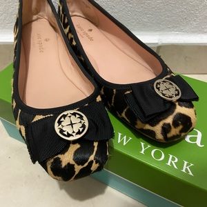 🩰Kate Spade Leopard print Ballet flat